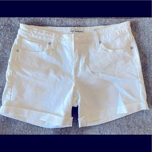 Lucky Brand white denim shorts
